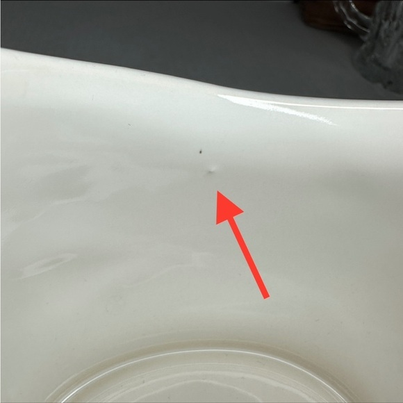 DISCONTINUED Pfaltzgraff “Meadow Lane” Pattern Gravy Boat With Underplate - Picture 11 of 13